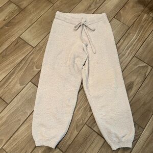 H&M Cream Women’s Boucle Joggers